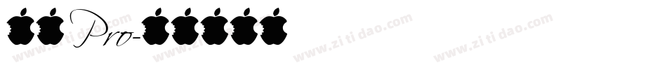 儷黑 Pro字体转换